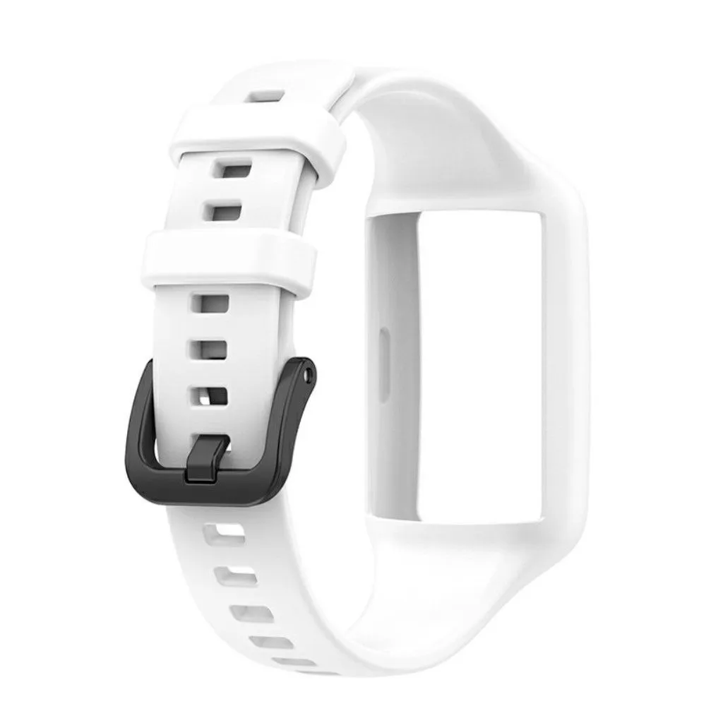 Honor Band 6 integrated silicone watch strap - White