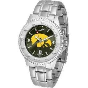 Iowa Hawkeyes Competitor AnoChrome - Steel Band Watch