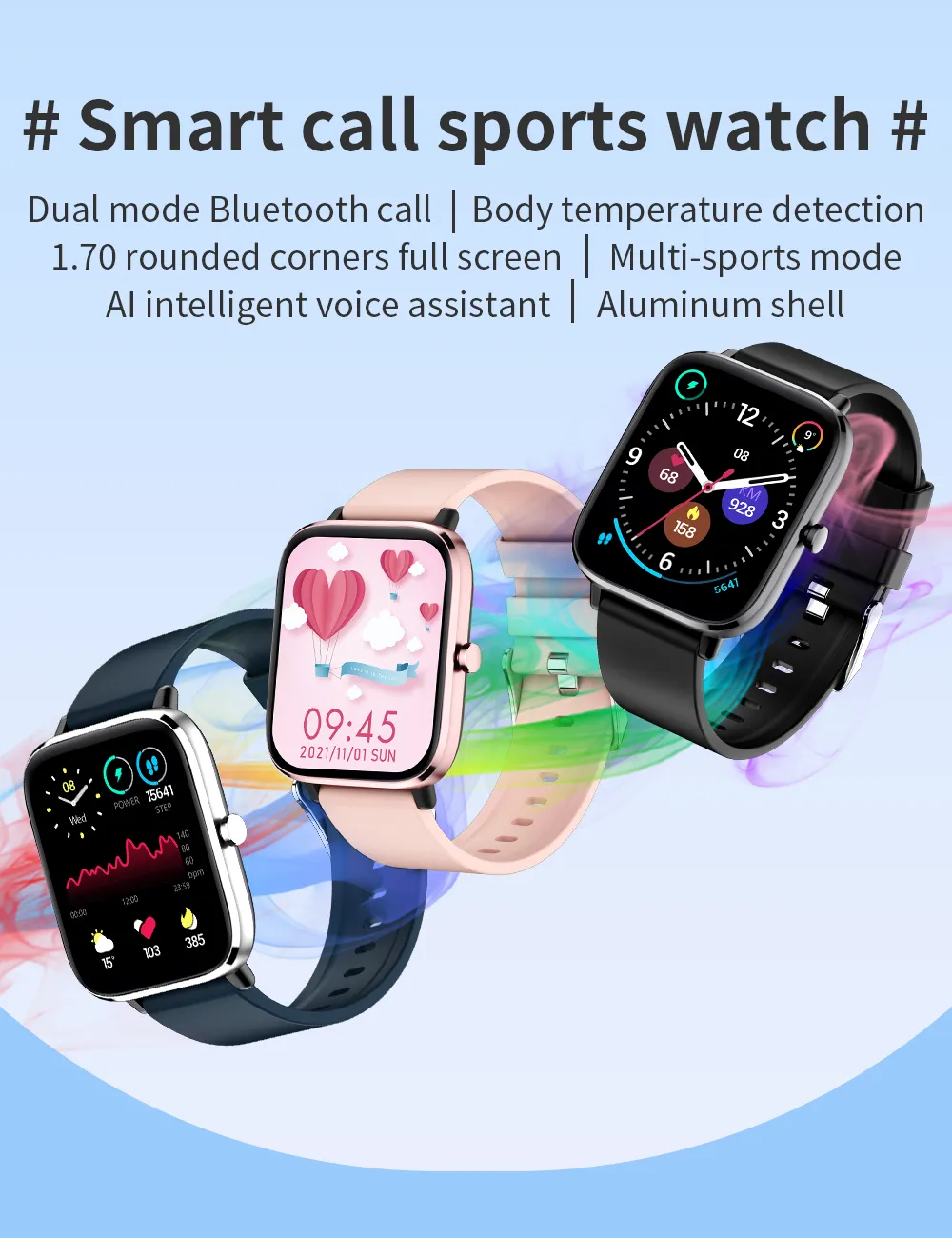 iS-T45S Smart Watch | Bluetooth Calling & Text