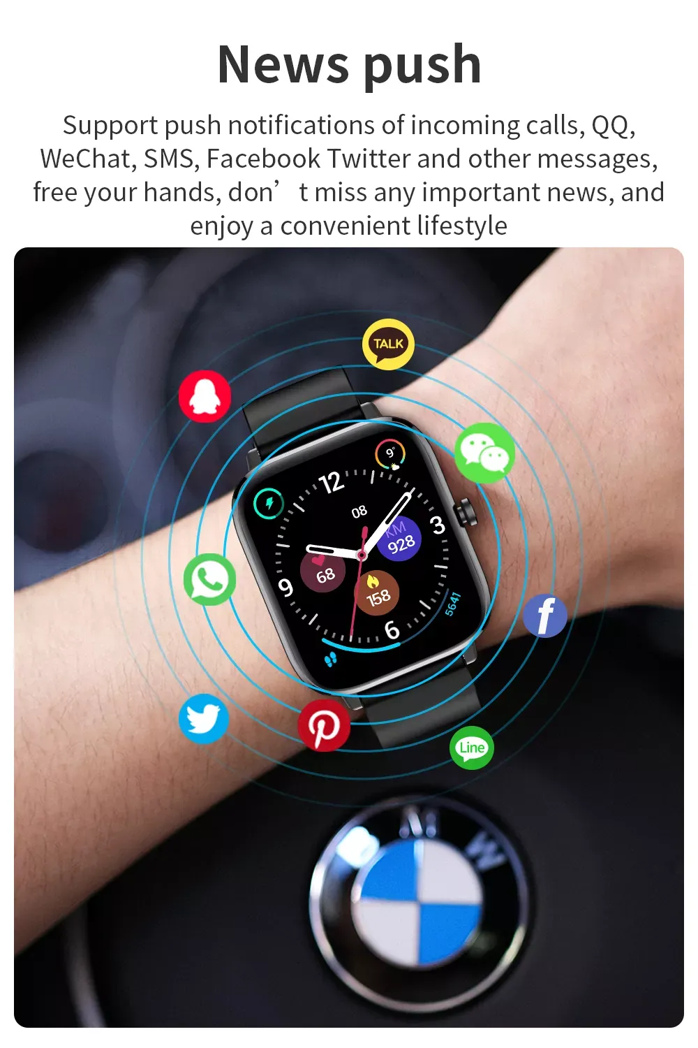 iS-T45S Smart Watch | Bluetooth Calling & Text