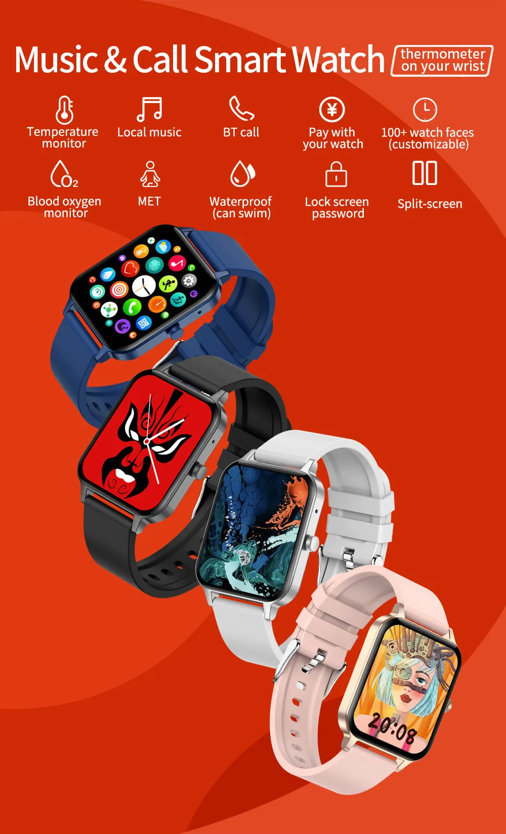 iS-X7 Smartwatch