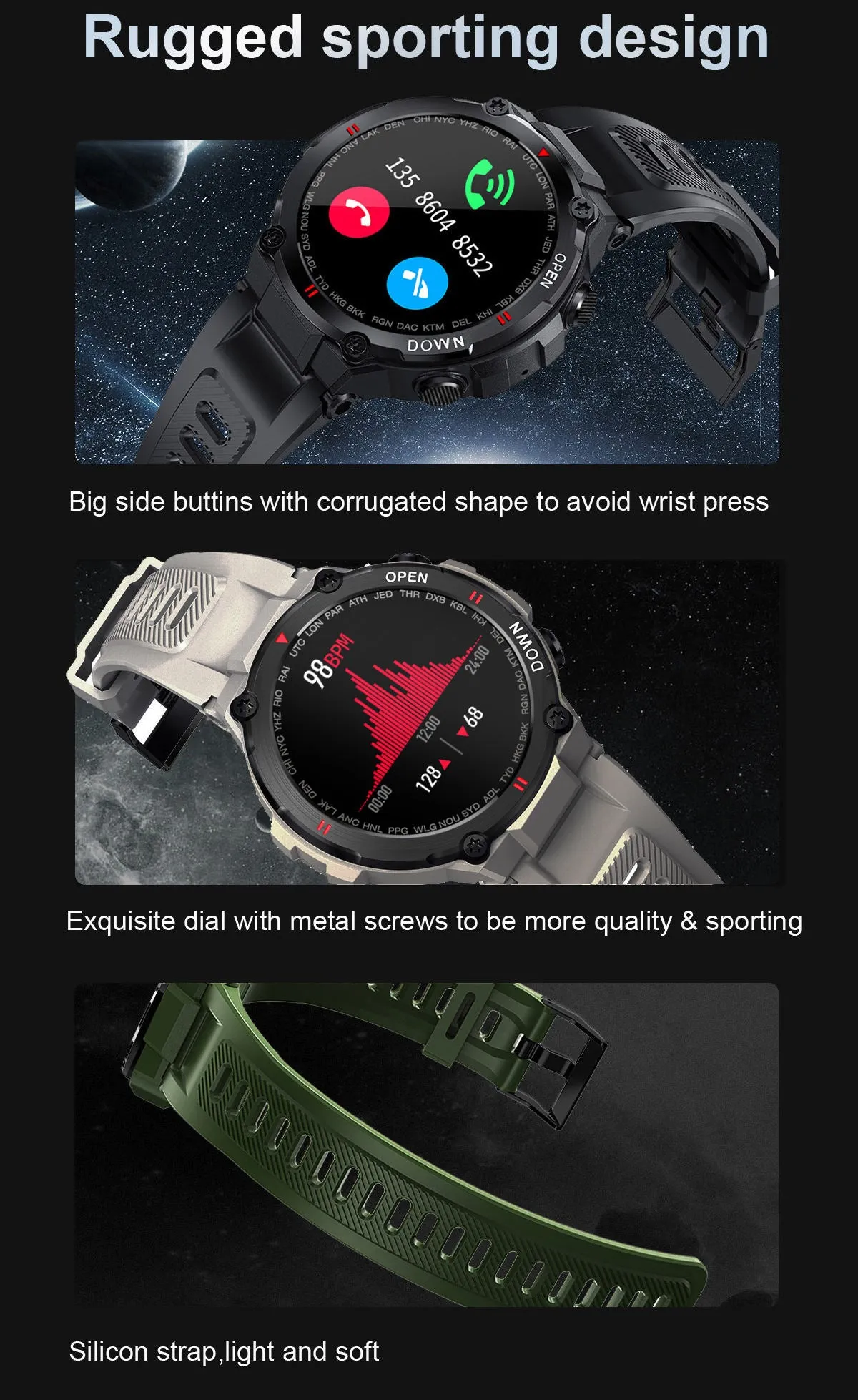 ISPEKTRUM IS22 Sports Smartwatch