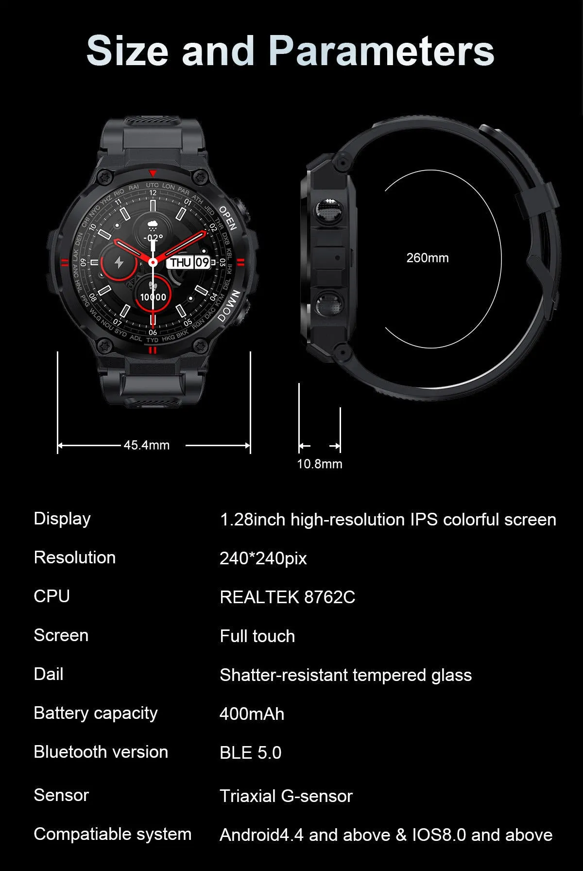 ISPEKTRUM IS22 Sports Smartwatch