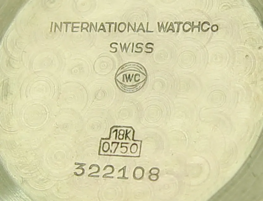 IWC 8k Gold Vintage Men's Watch