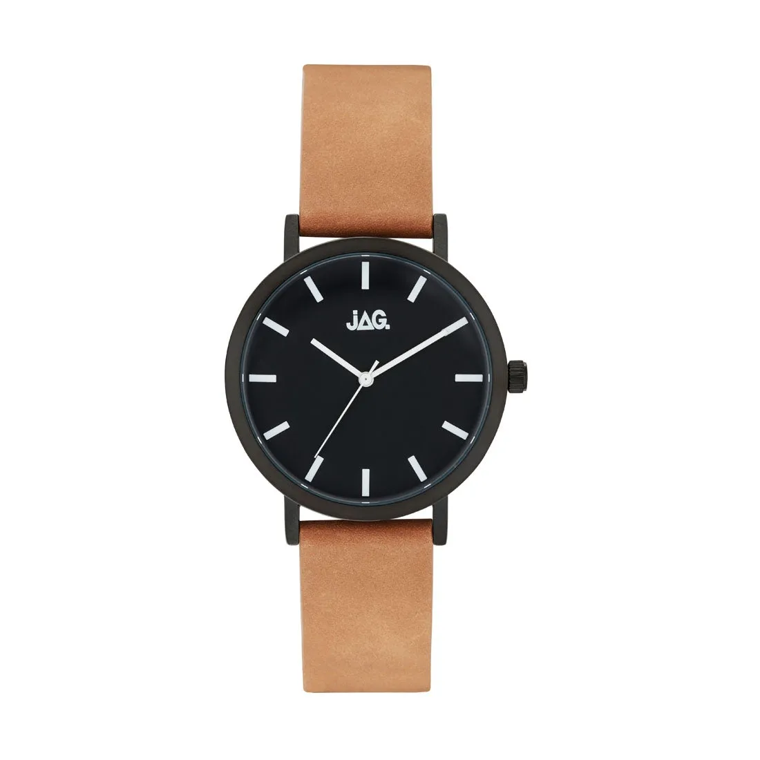 Jag Mens Brown Leather Watch J2252