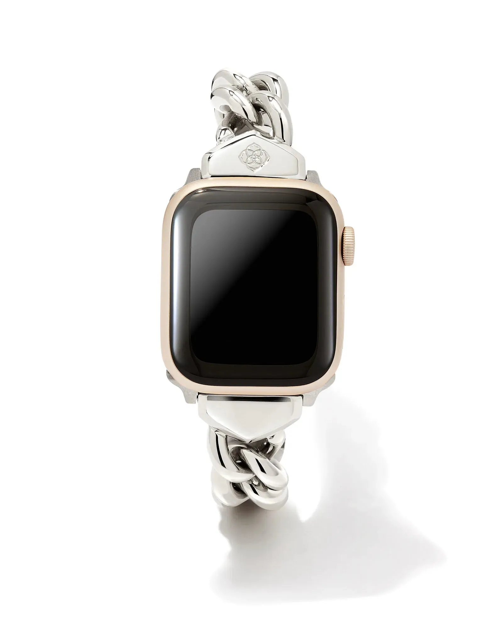Kendra Scott Silver Stainless Steel Whitley Chain Apple Watch Band