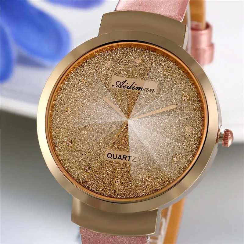 Ladies Elegant Rhinestone Female Watch