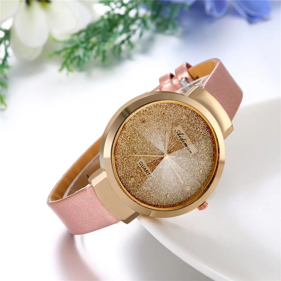 Ladies Elegant Rhinestone Female Watch