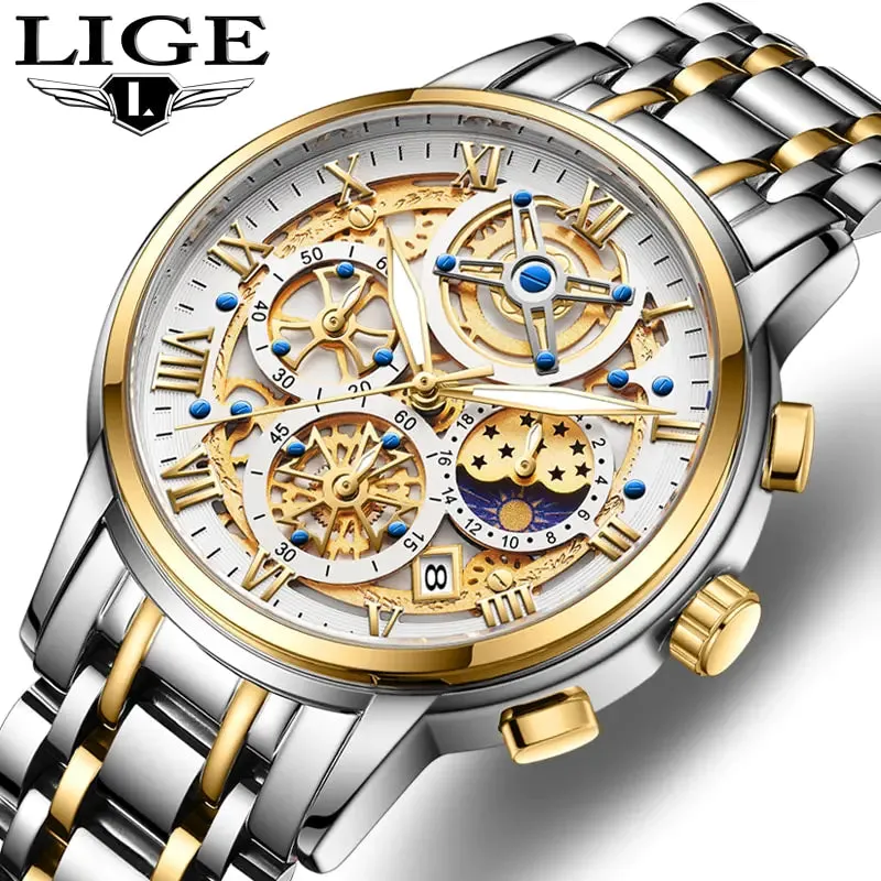 LIGE Luxury Watch