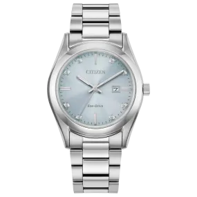 Light Blue Sport Luxury Watch in Stainless Steel