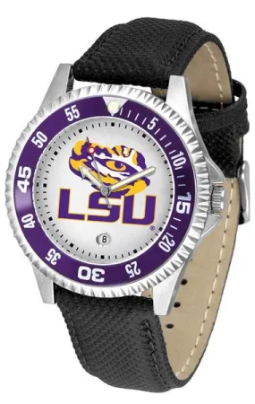 Louisiana State Tigers Competitor - Poly/Leather Band Watch