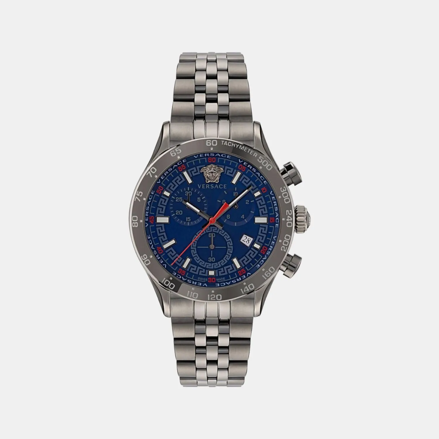 Men Blue Stainless Steel Chronograph Watch VE2U00722