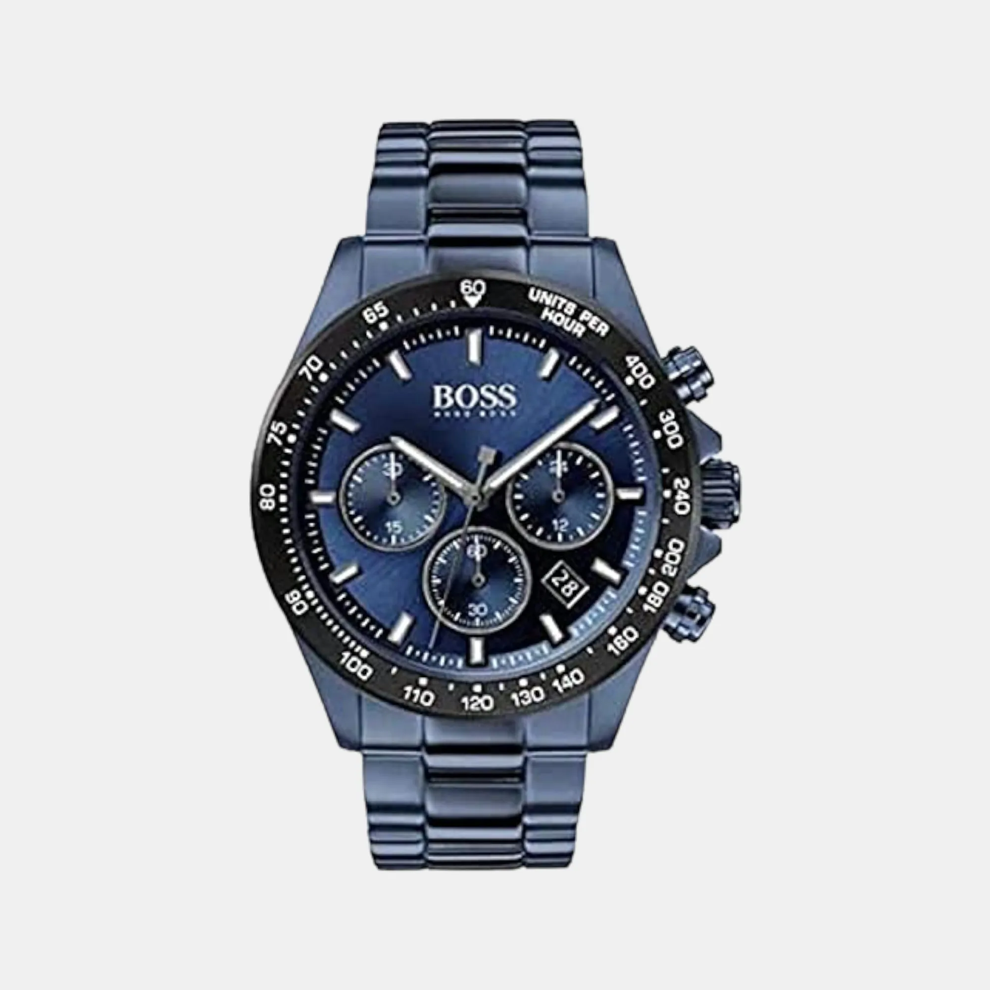 Men's Blue Chronograph Stainless Steel Watch 1513758