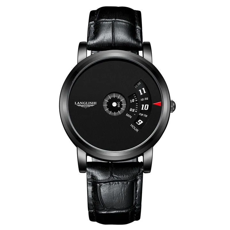Men's Fashionable Large Dial Quartz Watch