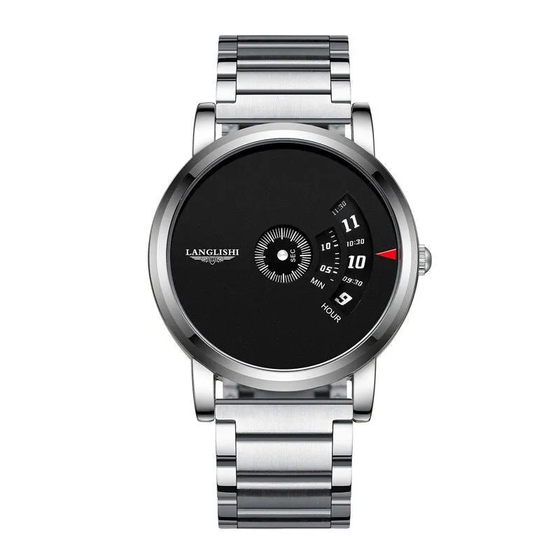 Men's Fashionable Large Dial Quartz Watch