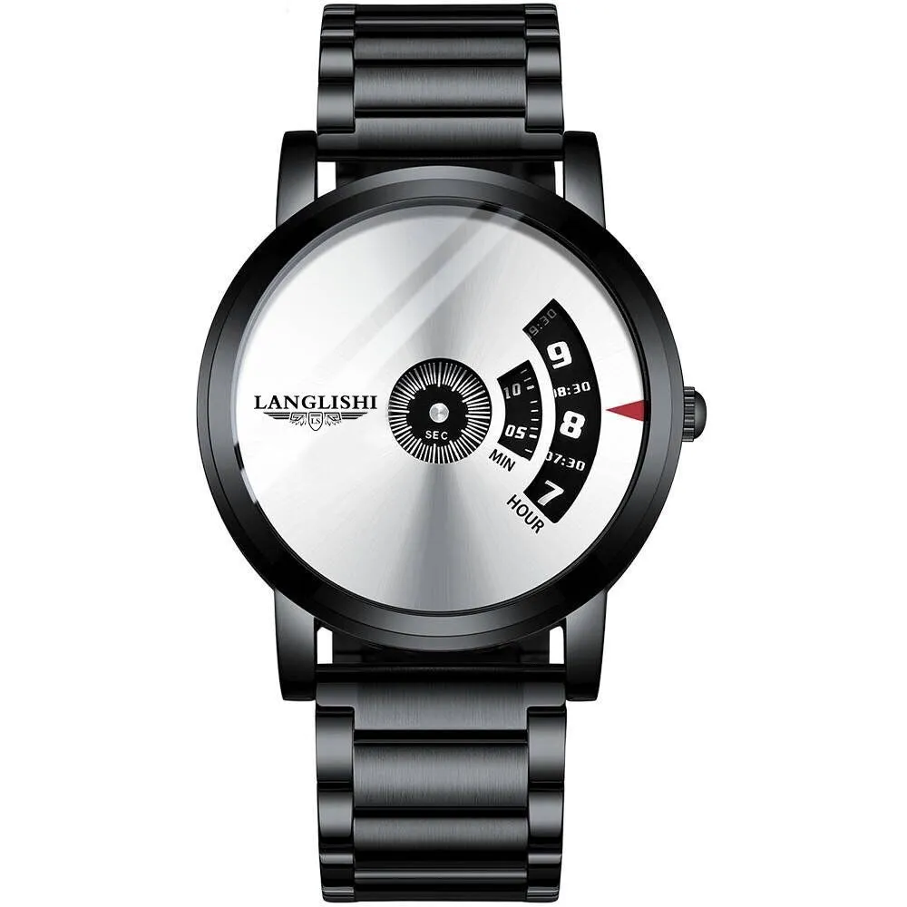 Men's Fashionable Large Dial Quartz Watch