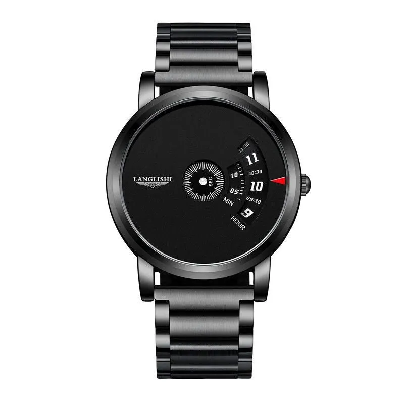Men's Fashionable Large Dial Quartz Watch