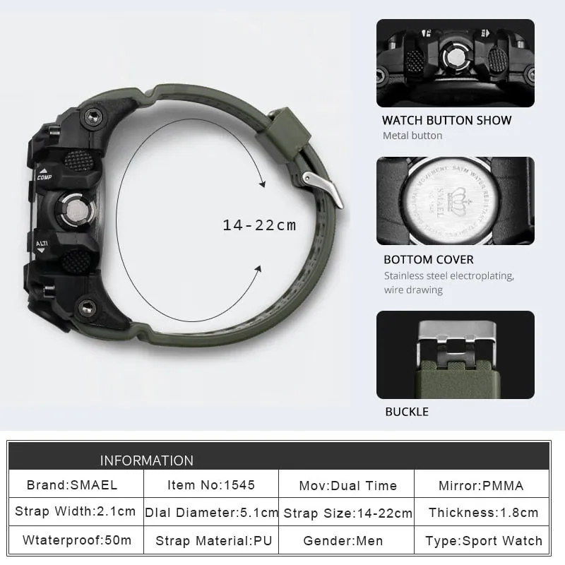 Men's Waterproof Sport Watch
