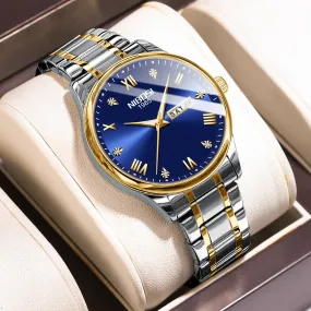 Men's Waterproof Steel Belt Watch