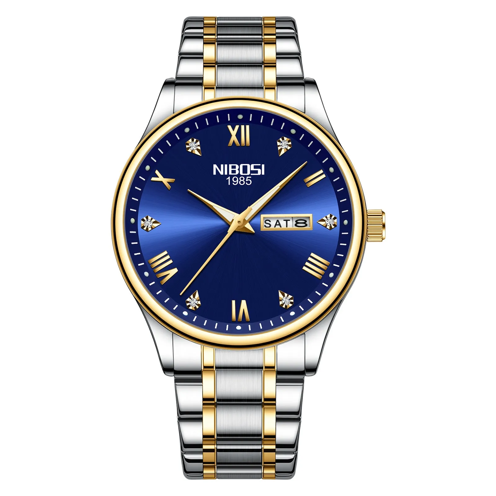 Men's Waterproof Steel Belt Watch