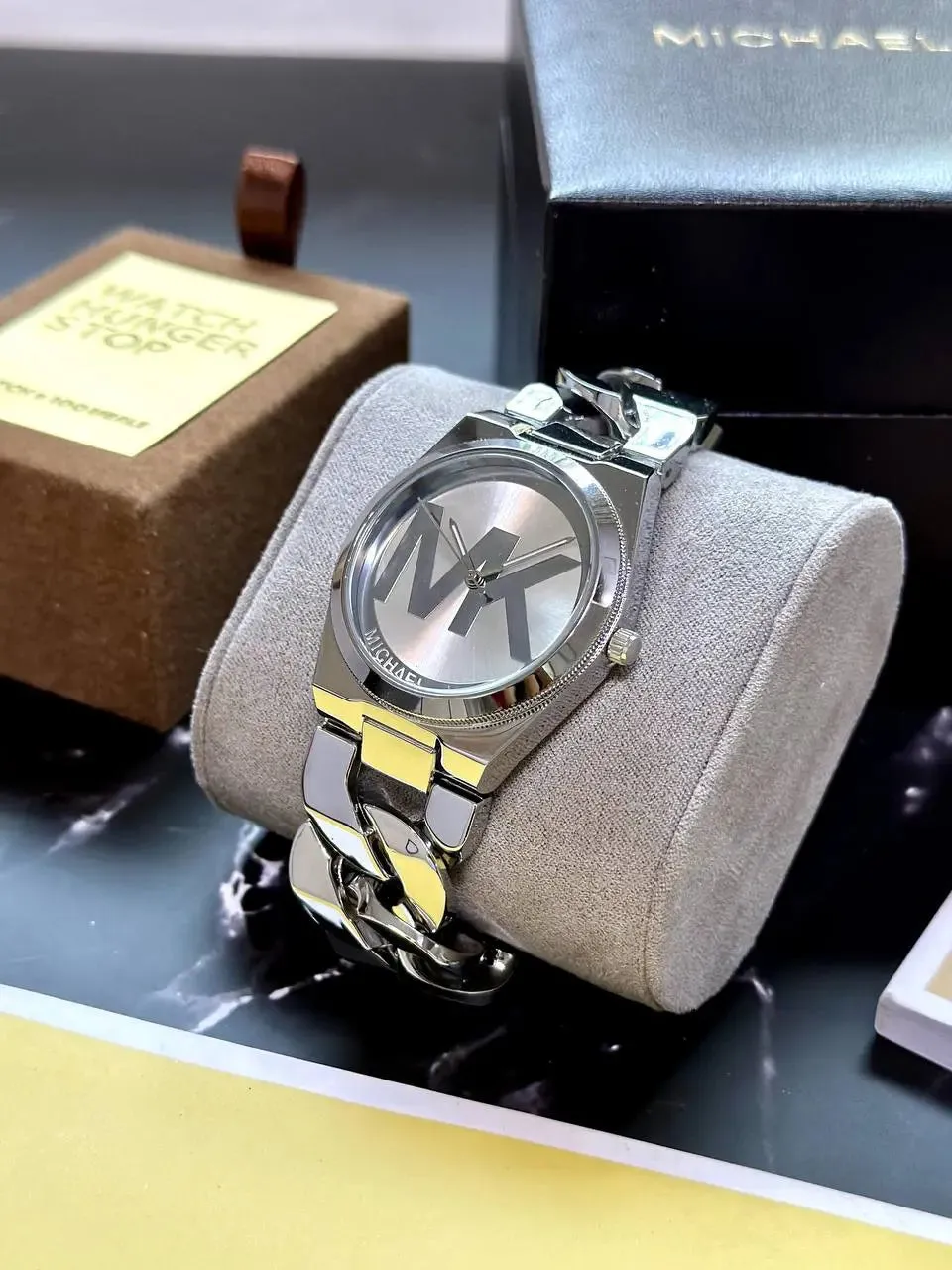 Michael Kors Watch MK4564 – Luxury Silver Stylish Watch for Her | 7AA Premium Quality
