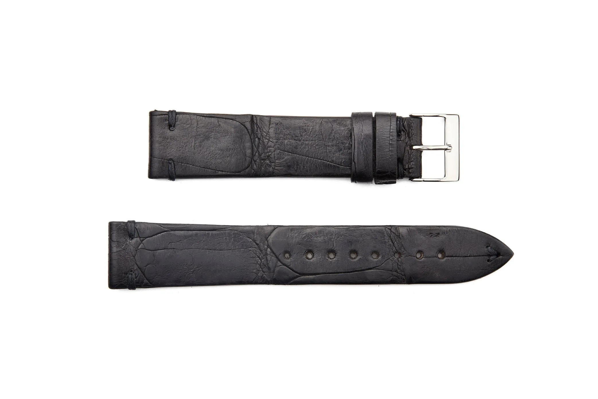 ML-900-VIN Genuine Vintage Style Crocodile  Regular Watch Strap