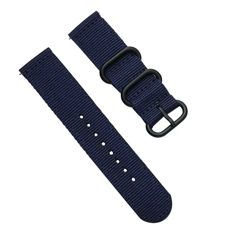 Nato Nylon Watch Straps Compatible with the Nokia Steel HR (40mm)