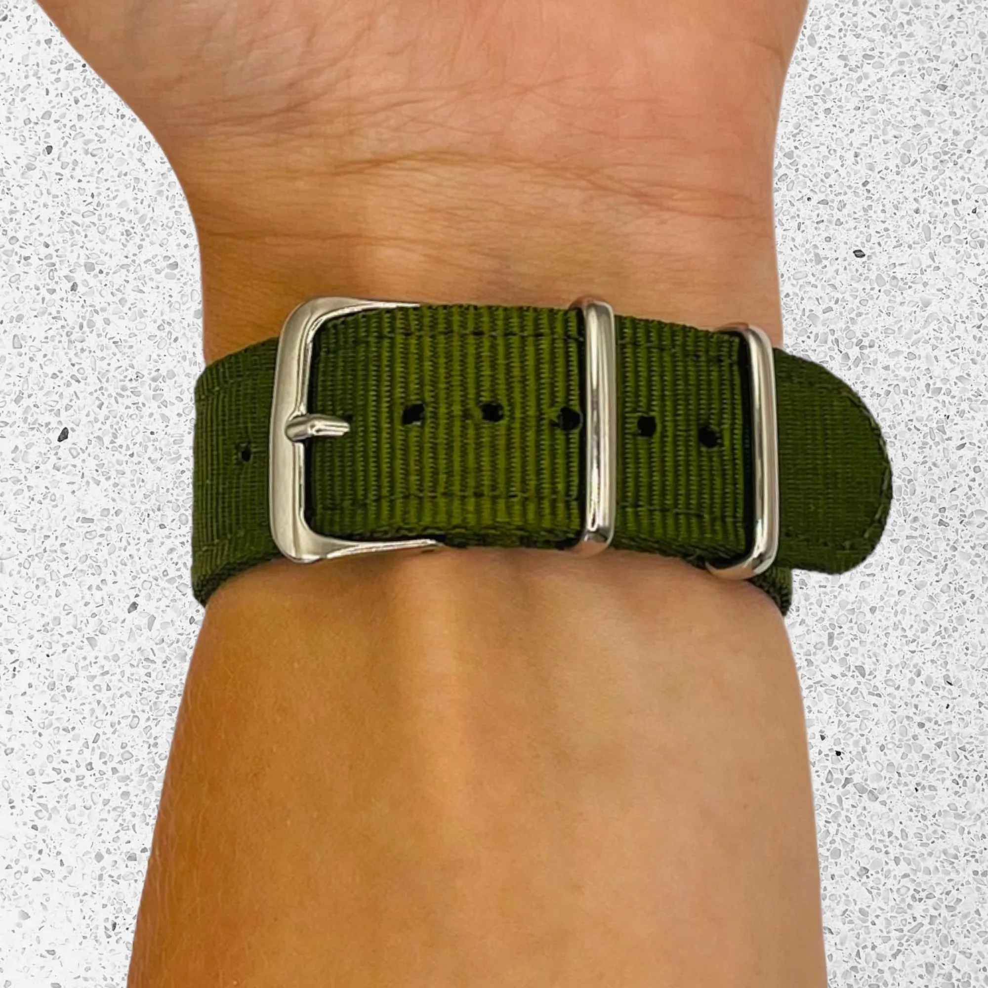 Nato Nylon Watch Straps Compatible with the Nokia Steel HR (40mm)