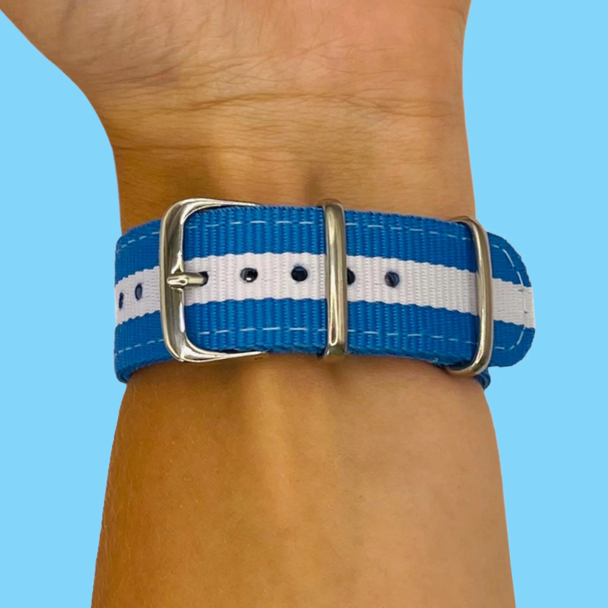 Nato Nylon Watch Straps Compatible with the Samsung Galaxy Watch 6 Classic (47mm)