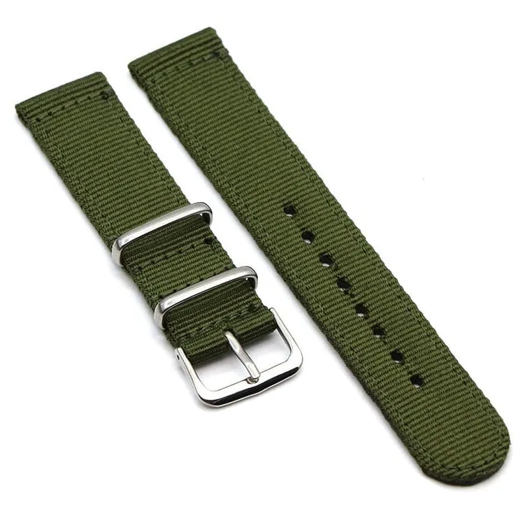 Nato Nylon Watch Straps Compatible with the Samsung Galaxy Watch 6 Classic (47mm)