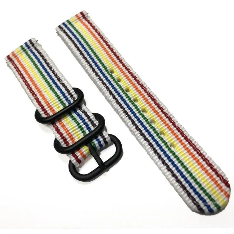 Nato Nylon Watch Straps Compatible with the Samsung Galaxy Watch 6 Classic (47mm)