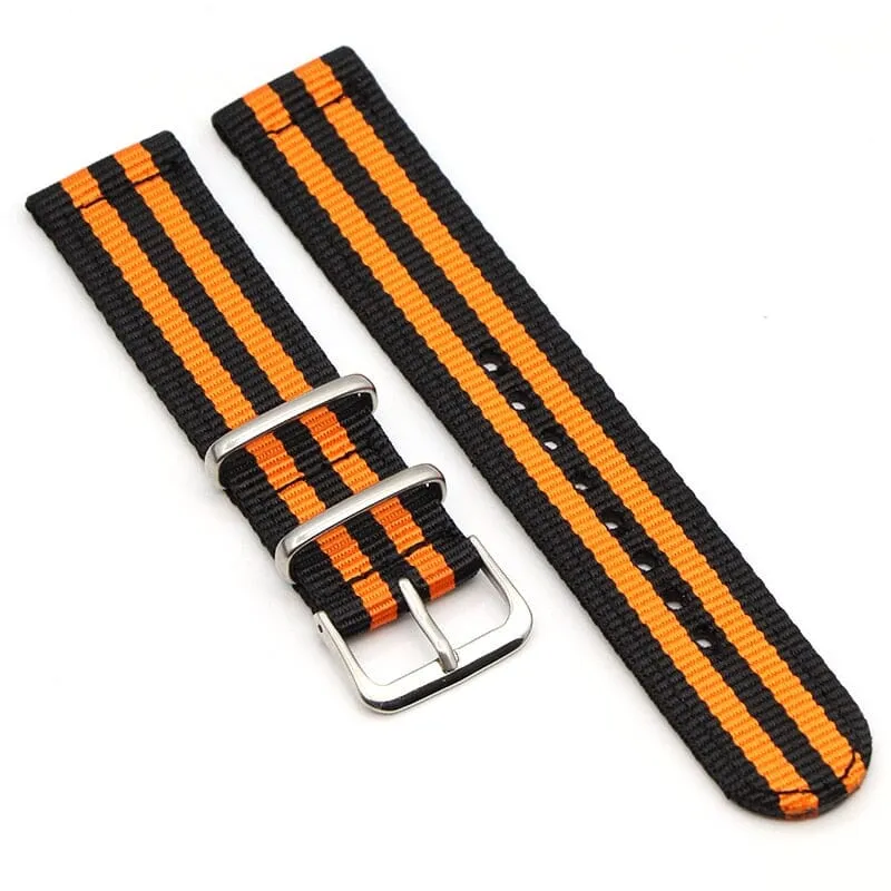 Nato Nylon Watch Straps Compatible with the Samsung Galaxy Watch 6 Classic (47mm)