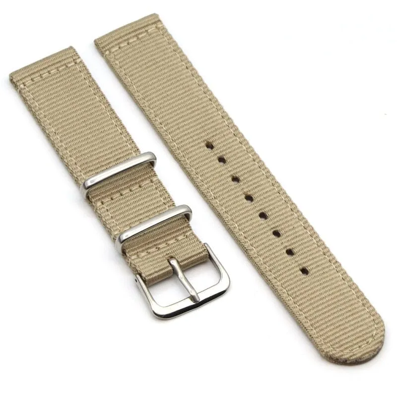 Nato Nylon Watch Straps Compatible with the Samsung Galaxy Watch 6 Classic (47mm)