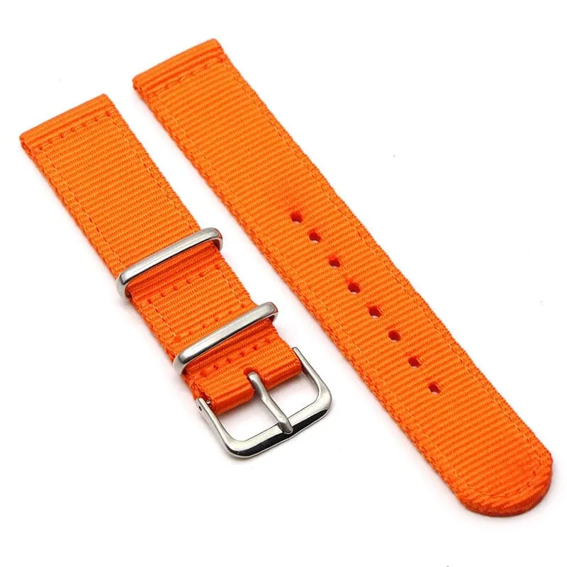 Nato Nylon Watch Straps Compatible with the Samsung Galaxy Watch 6 Classic (47mm)