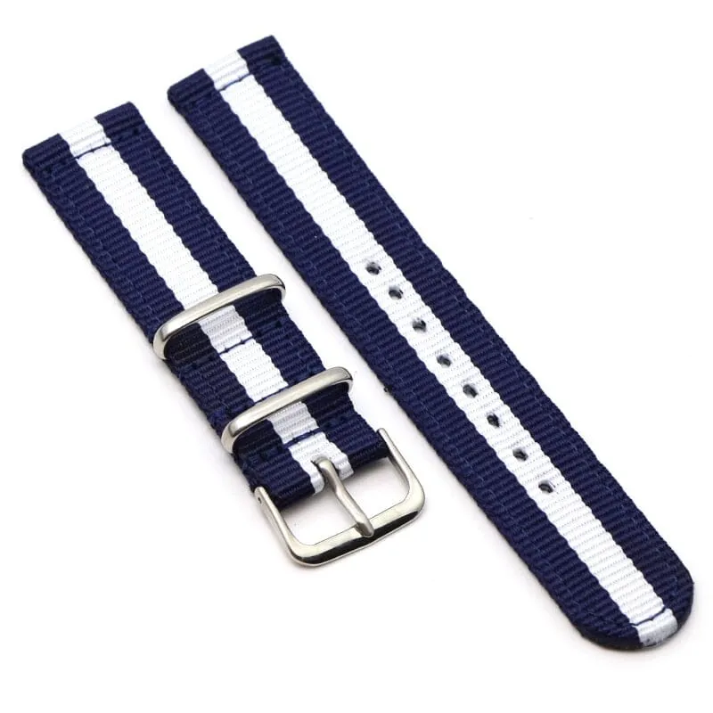 Nato Nylon Watch Straps Compatible with the Samsung Galaxy Watch 6 Classic (47mm)