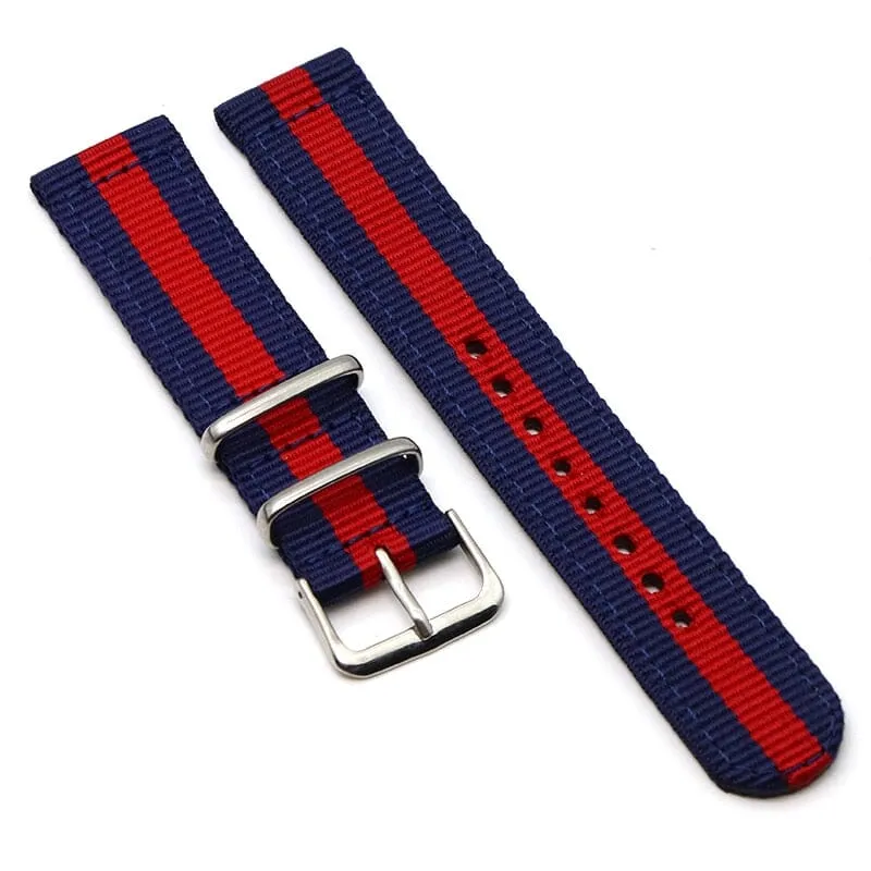 Nato Nylon Watch Straps Compatible with the Samsung Galaxy Watch 6 Classic (47mm)