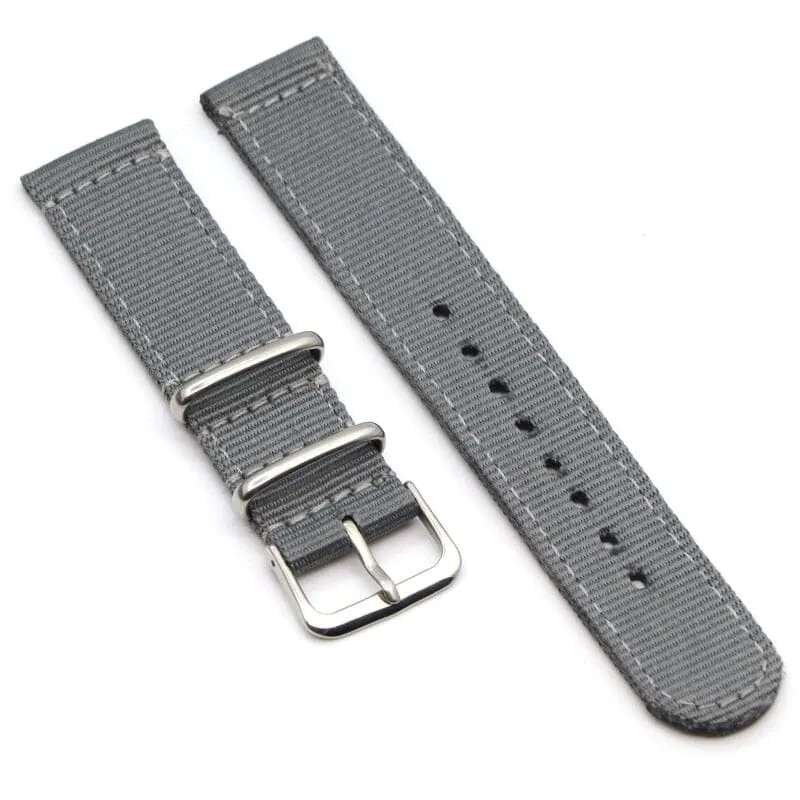 Nato Nylon Watch Straps Compatible with the Samsung Galaxy Watch 6 Classic (47mm)