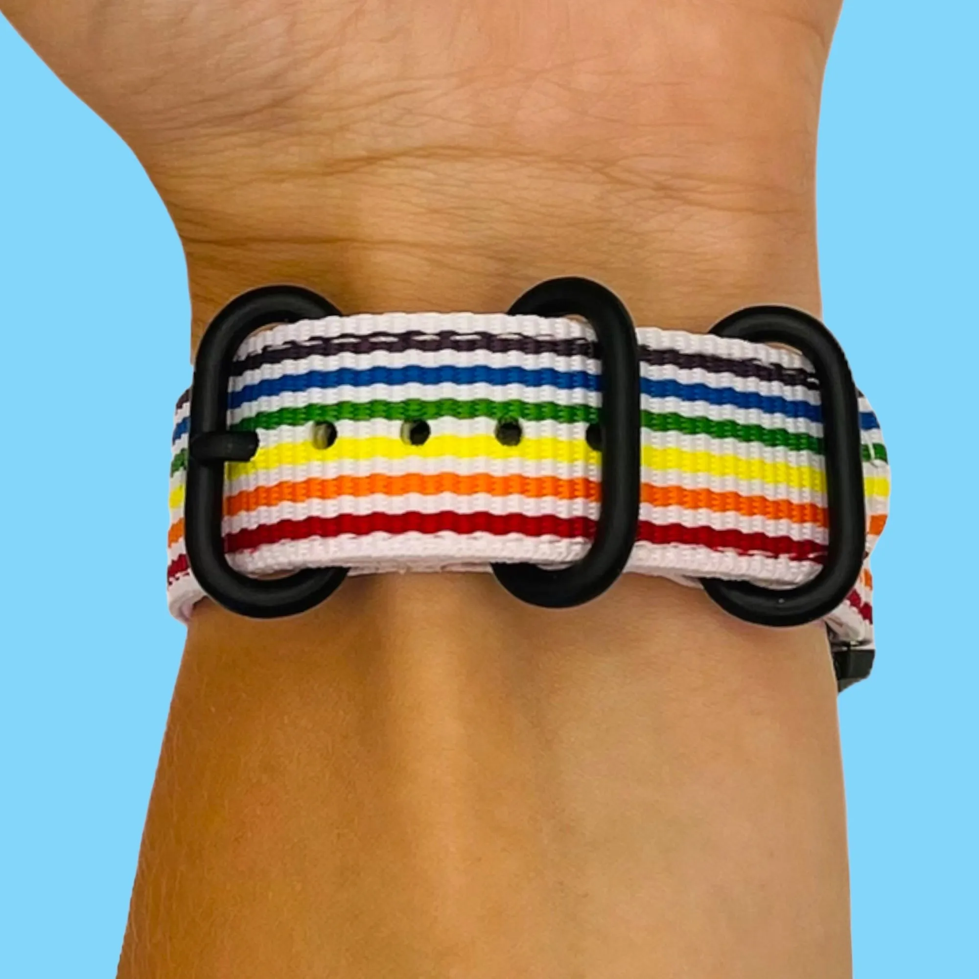 Nato Nylon Watch Straps Compatible with the Samsung Galaxy Watch 6 Classic (47mm)