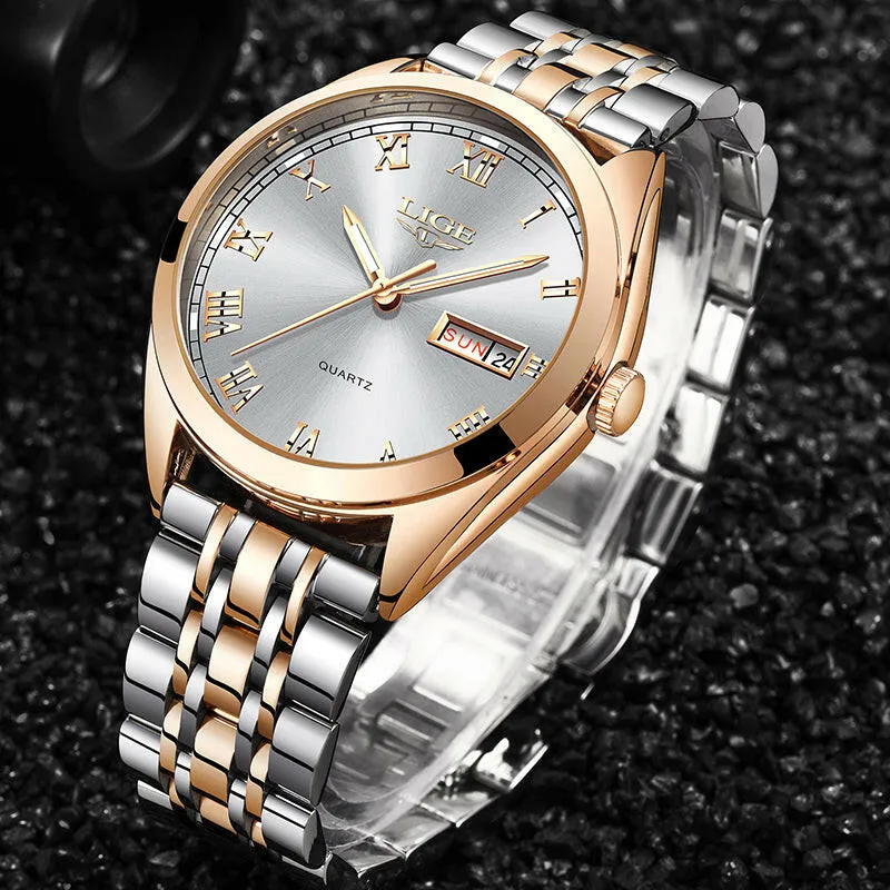New Rose Gold Women’s Watch - Business Quartz Watch