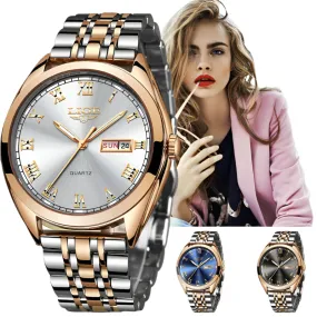 New Rose Gold Women’s Watch - Business Quartz Watch