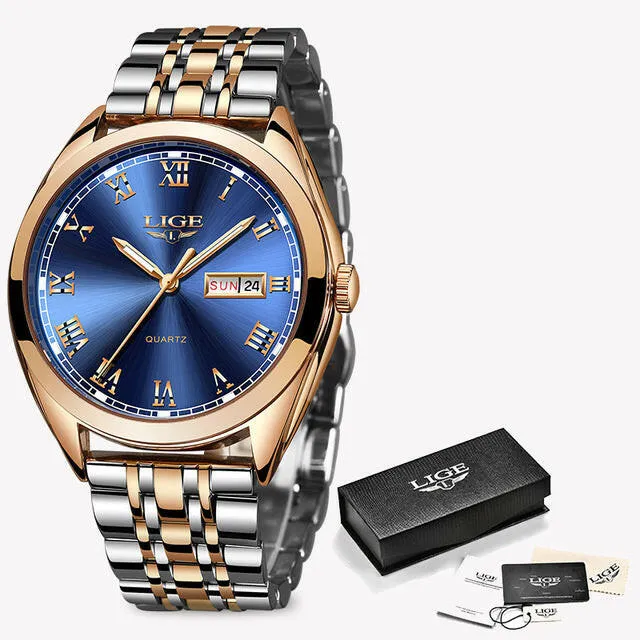 New Rose Gold Women’s Watch - Business Quartz Watch