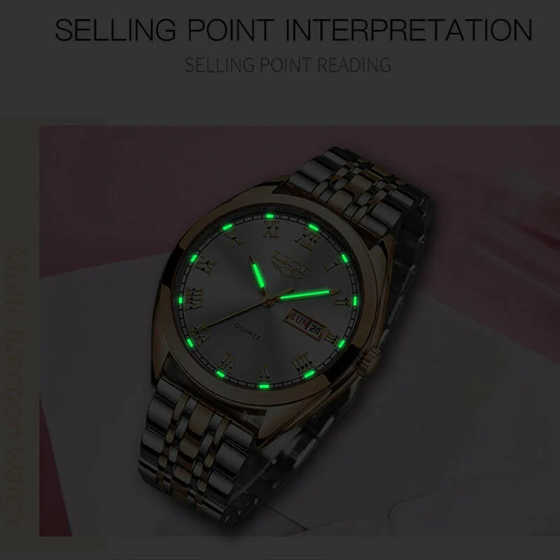 New Rose Gold Women’s Watch - Business Quartz Watch