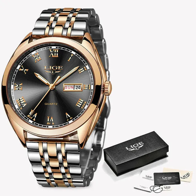 New Rose Gold Women’s Watch - Business Quartz Watch