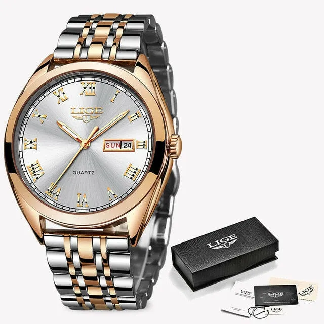 New Rose Gold Women’s Watch - Business Quartz Watch