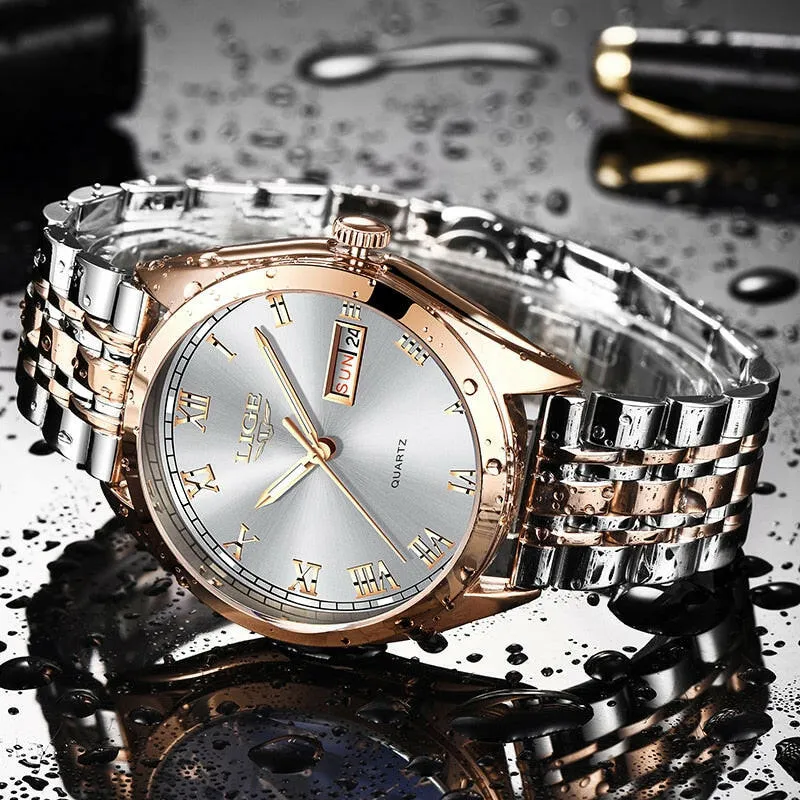 New Rose Gold Women’s Watch - Business Quartz Watch