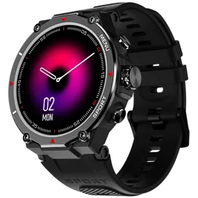 Noise Force Rugged & Sporty 1.32" Bluetooth Calling Smart Watch, 550 NITS, 7 days battery, AI voice assistance, Smart Watch for Men