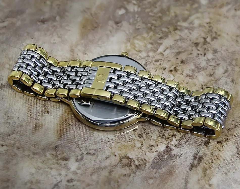 Omega DeVille Men's 33mm Gold-Plated Highest Grade Precision Watch