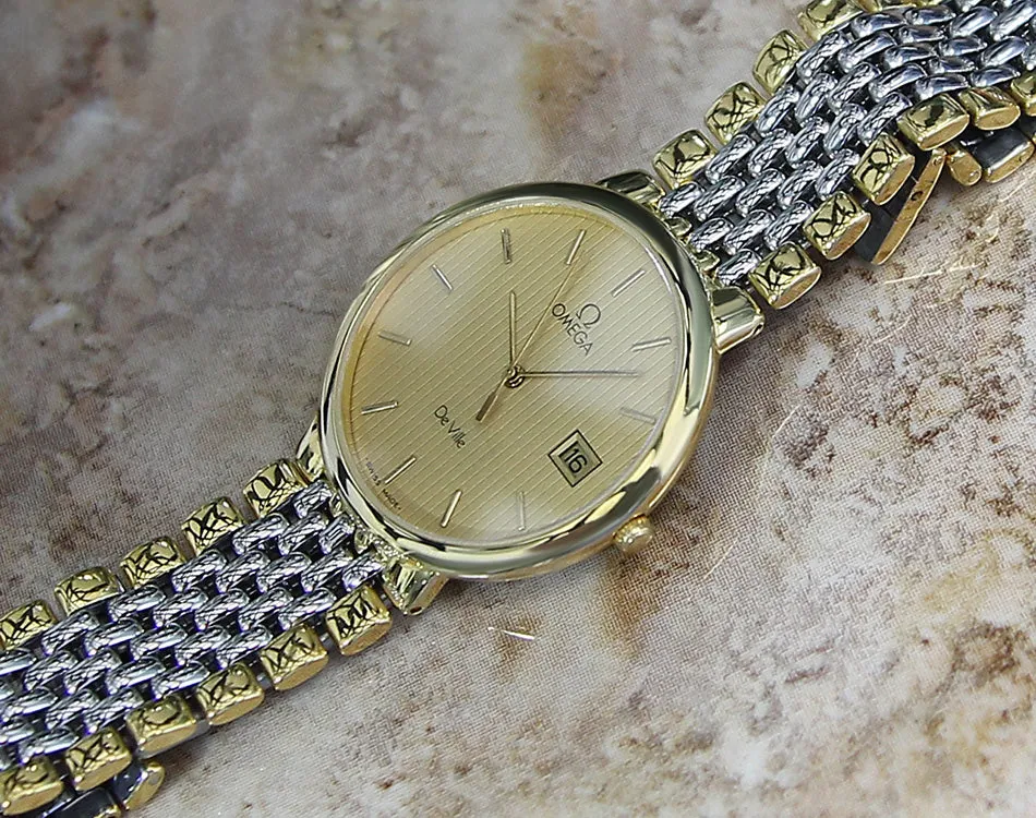 Omega DeVille Men's 33mm Gold-Plated Highest Grade Precision Watch