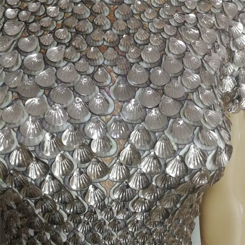 Party Outfit Bodysuit Metallic Mini Dress Party Dress