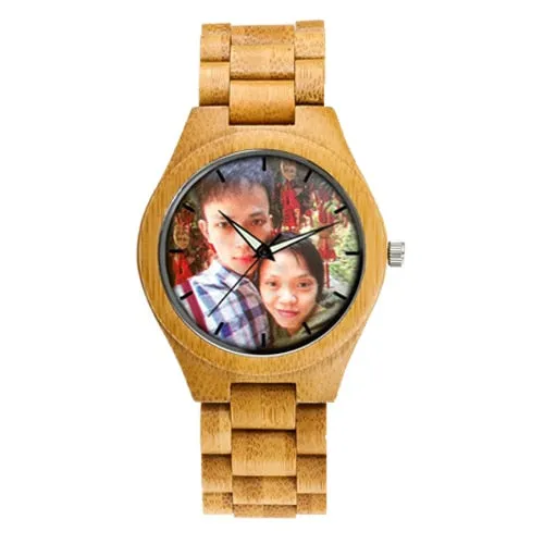 Photo Print Wooden Watch (Valentine Special)